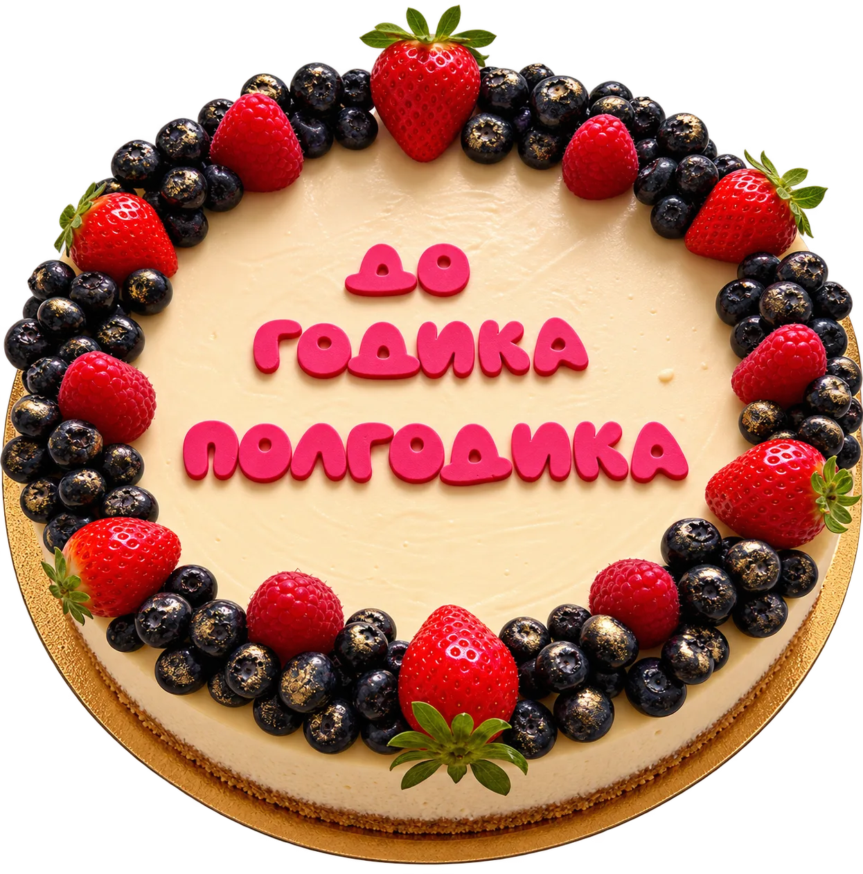 Чизкейк Нью-Йорк ягодный (ваша надпись)
